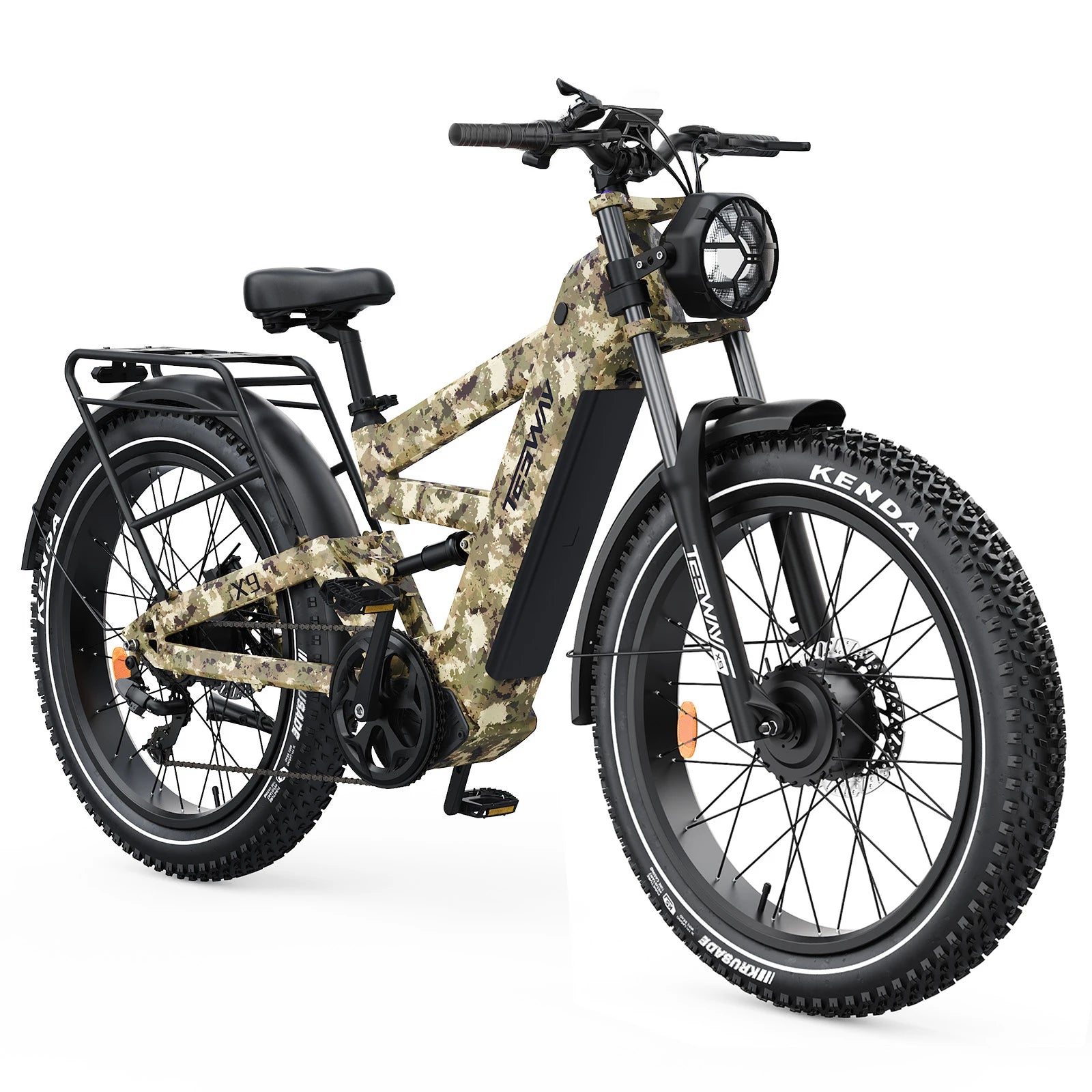 TESWAY X9 Ultra 60V Dual Motor Electric Mountain Bike - 4000W Peak Power