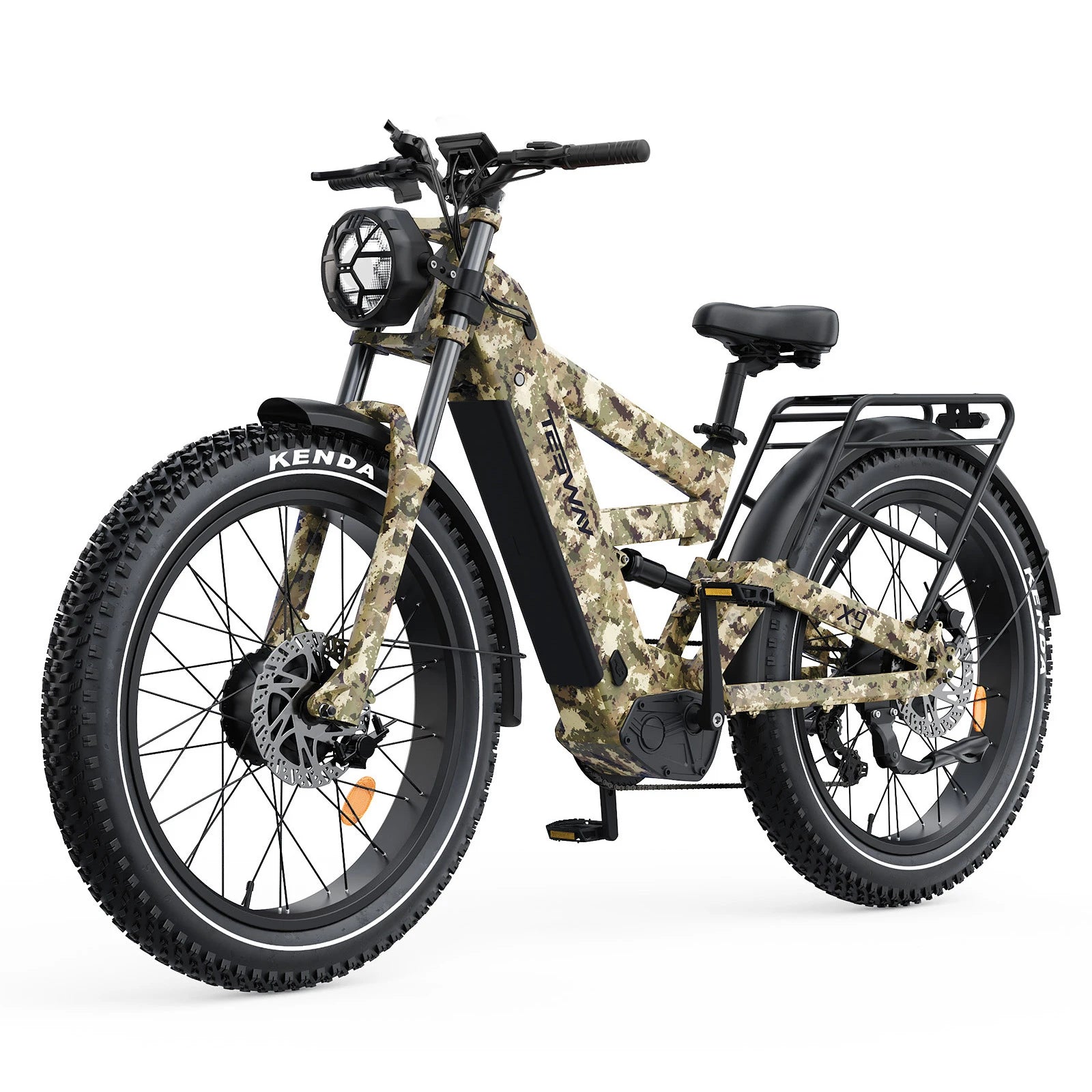 TESWAY X9 Ultra 60V Dual Motor Electric Mountain Bike - 4000W Peak Power