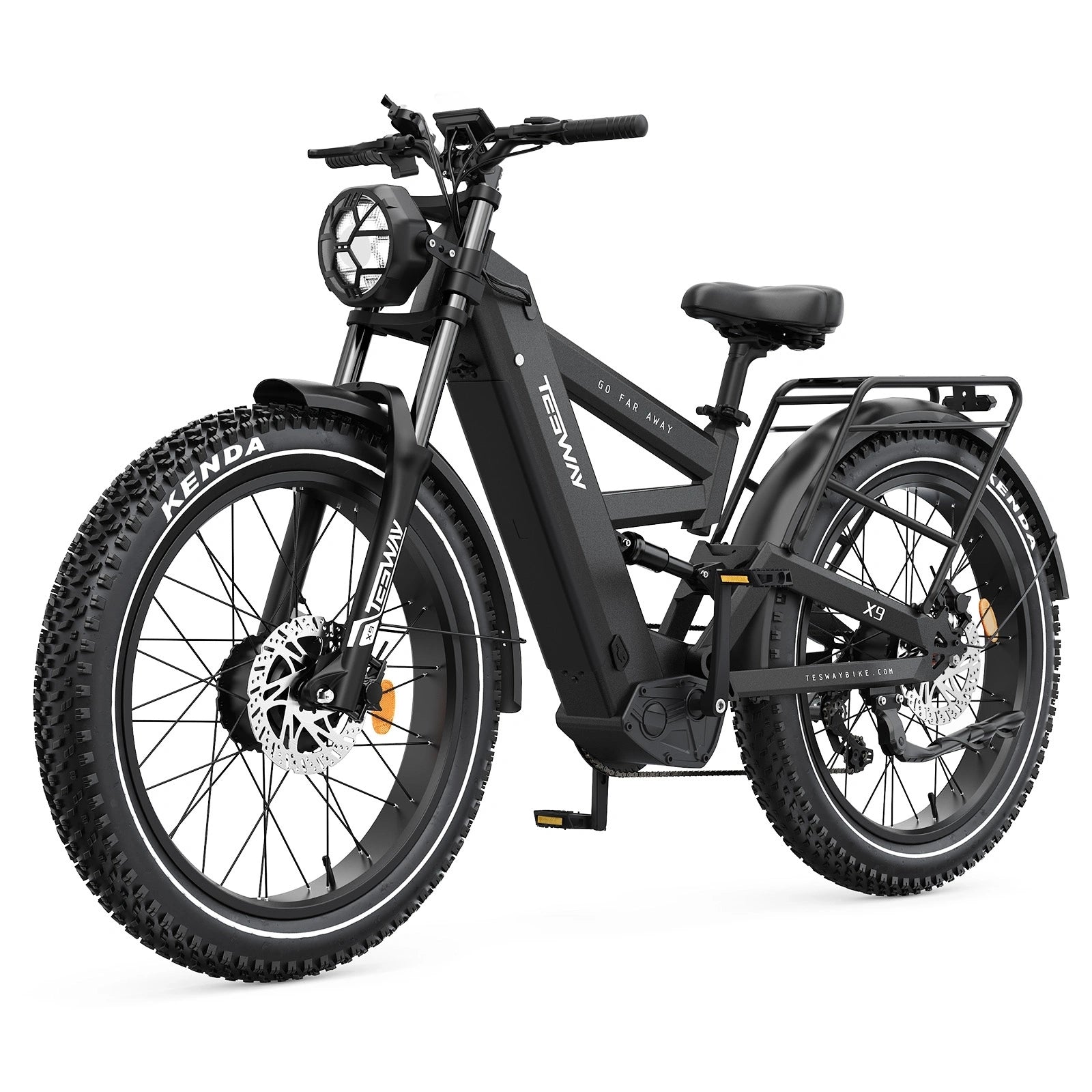 TESWAY X9 Ultra 60V Dual Motor Electric Mountain Bike - 4000W Peak Power