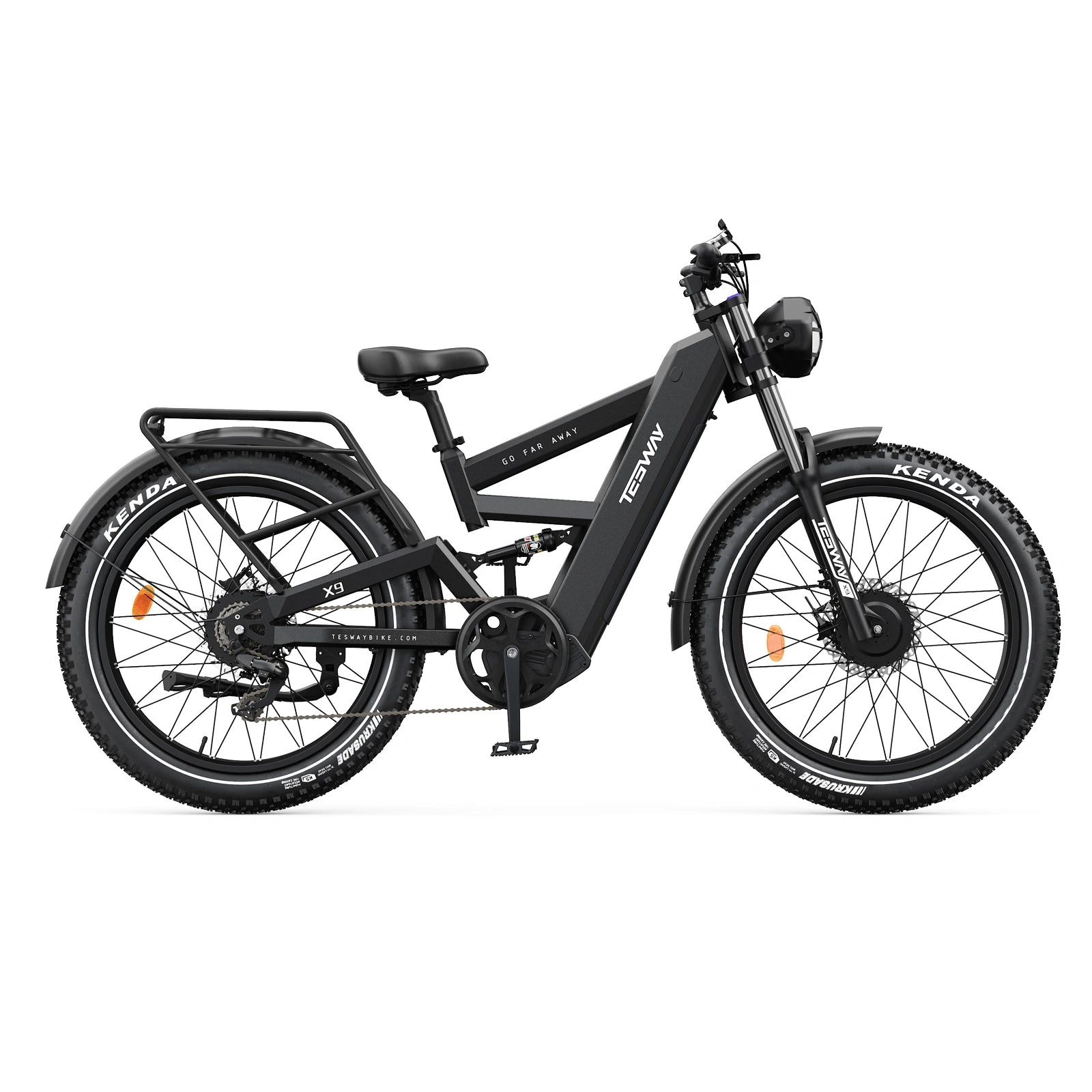 TESWAY X9 Ultra 60V Dual Motor Electric Mountain Bike - 4000W Peak Power