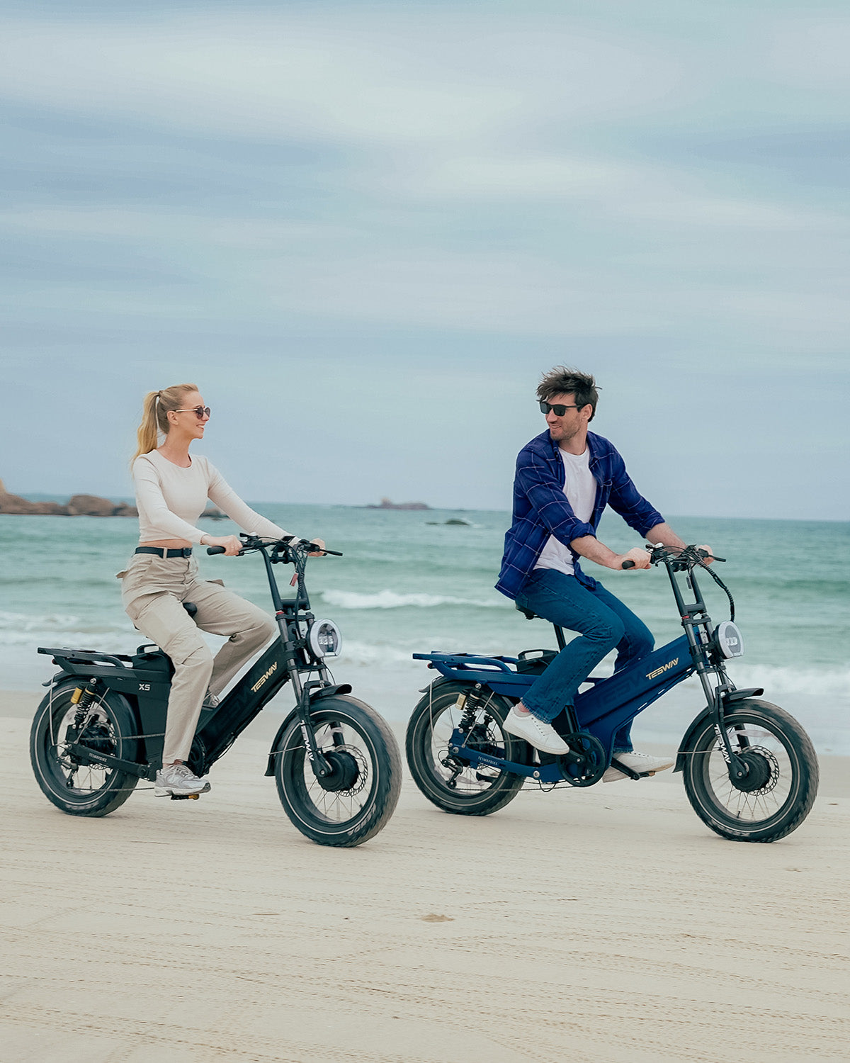 TESWAY X5 AWD Step-Thru E-Bike – Easy Mount 3600W Dual Motor