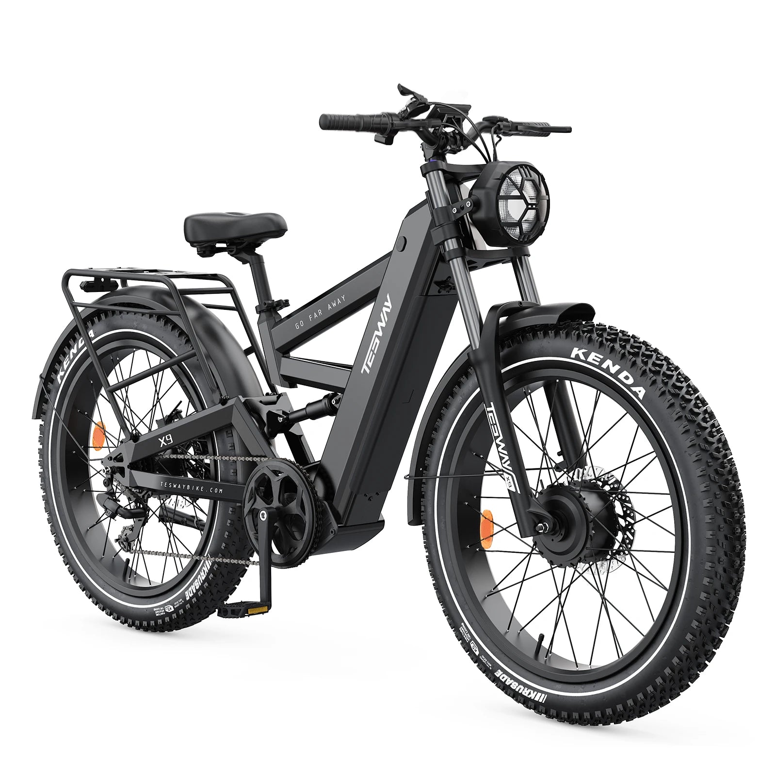 TESWAY X9 Ultra 60V Dual Motor Electric Mountain Bike - 4000W Peak Power