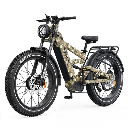 TESWAY X9 Ultra 60V Dual Motor Electric Mountain Bike - 4000W Peak Power