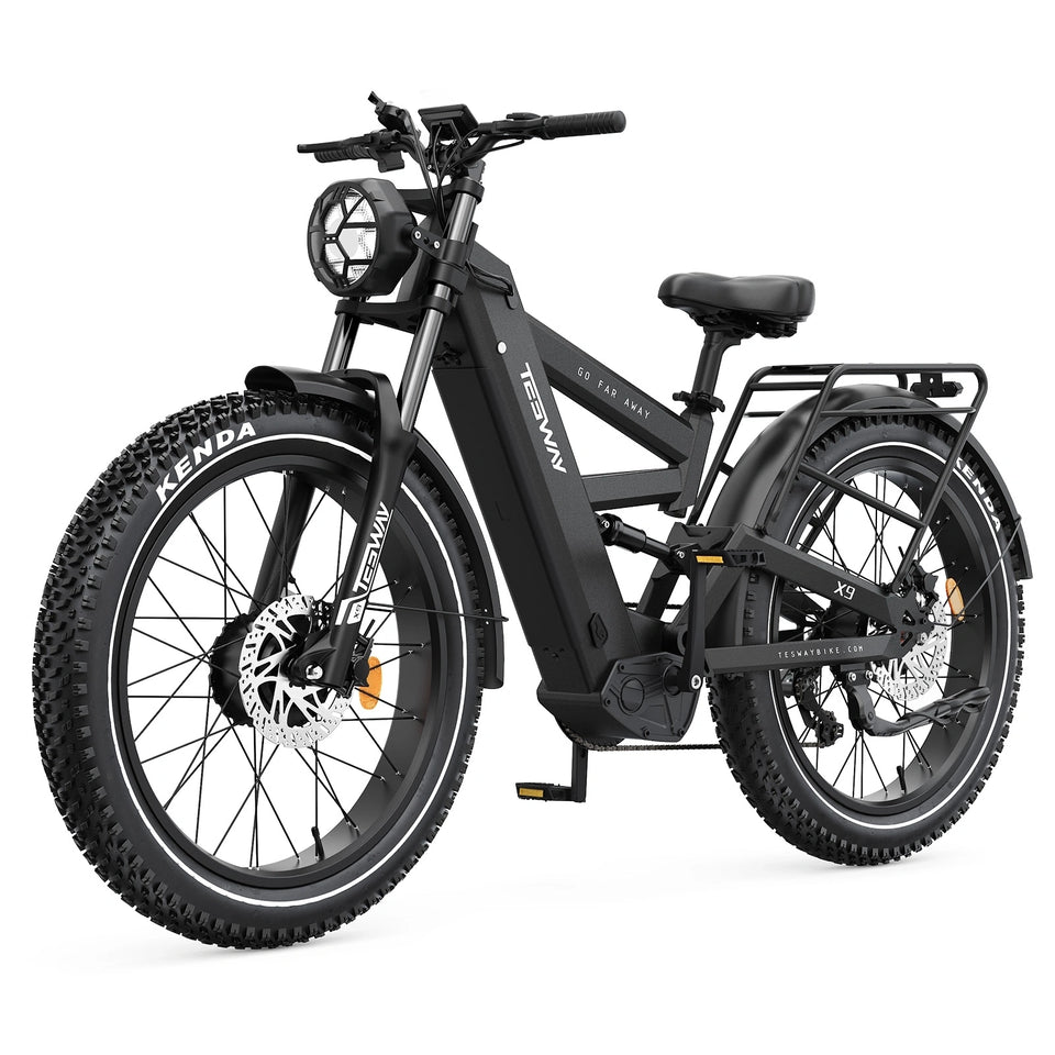 TESWAY X9 Ultra 60V Dual Motor Electric Mountain Bike - 4000W Peak Power