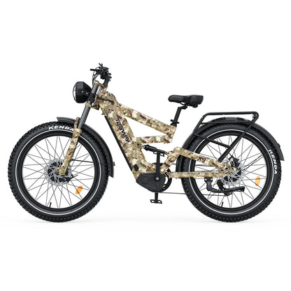 TESWAY X9 Ultra 60V Dual Motor Electric Mountain Bike - 4000W Peak Power