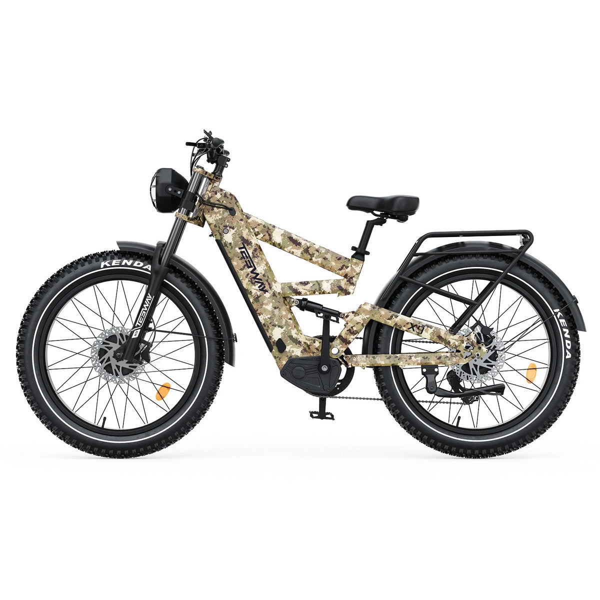 TESWAY X9 Ultra 60V Dual Motor Electric Mountain Bike - 4000W Peak Power