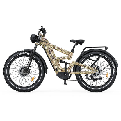 TESWAY X9 Ultra 60V Dual Motor Electric Mountain Bike - 4000W Peak Power