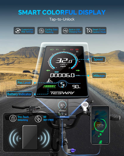 TESWAY X7 AWD - 3000W Dual Motor 200NM Torque