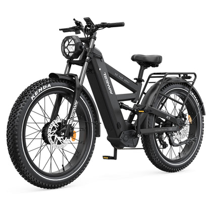 TESWAY X9 AWD with Rear Rack - 4000W Dual Motors Electric Mountain Bike